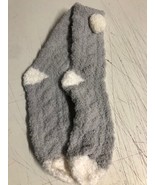 Women&#39;s Pajama Pj Plush Cozy Fuzzy Soft Lounge Socks - Wondershop Gray - $93.92 MXN