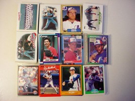 Lot of (12) Complete Montreal Expos Baseball Team Sets-1978-1993 - £7.84 GBP