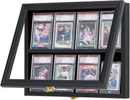 Verani Baseball Card Display Case - 8 Graded Sports Card Display Frame - Holds S - £42.96 GBP