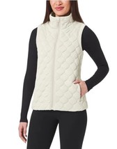 Kirkland Signature Womens Vest Cream Quilted Active Stretch Heavyweight - $44.99