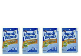 Heavy Duty Handy Cloths Multipurpose Absorbent Cl EAN Ing Towels 4 PKS/12 Blue - £16.77 GBP
