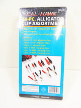60 Pcs Assorted Alligator Clips Jumper Leads AMP Clip Set PVC Coated Cal... - $11.29