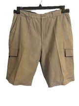 Men&#39;s Khaki Pro More Flex Cargo Short. Size 38. 65% Cotton/ 35% Polyester. - $24.38 CAD