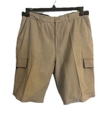 Men&#39;s Khaki Pro More Flex Cargo Short. Size 38. 65% Cotton/ 35% Polyester. - $24.28 CAD