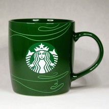 Starbucks Holiday 2020 Green Cocoa Mug Swirl Mermaid Siren Logo 12 oz Co... - £15.78 GBP