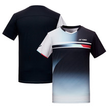 YONEX 23FW Men&#39;s Badminton T-Shirts Apparel Clothing Top Dark Navy NWT 233TS003M - £50.06 GBP