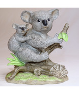 VINTAGE Koala And Baby Cub Porcelain Figurine Seizan Fine Art Beautiful ... - $13.50