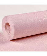 Cohoo Home Silk Pink Peel and Stick Wallpaper Self Adhesive Removable Pi... - £9.32 GBP
