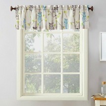 Owls Whimsical Retro Room  Window Valance, Modern 56&quot;x14&quot;, All Over Prin... - $12.76