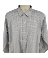 Versace Classic V2 Men&#39;s Tattersall Plaid Dress Shirt Size 17 32-33 - $75.70