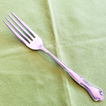 Regal Stainless Dinner Fork RLS3 Pattern Japan 7.5&quot; Scroll Edge - $6.92