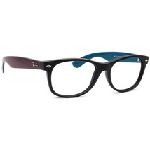 Ray-Ban Sunglasses Frame Only RB 2132 New Wayfarer 6182 Black/Berry/Blue 55 mm - £74.78 GBP