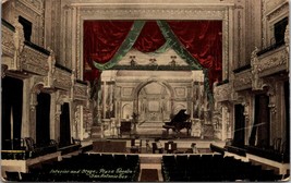 Interior &amp; Stage Plaza Theatre San Antonio TX Postcard PC88 - £7.81 GBP