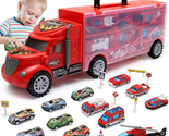 Toddler Toys,Large Transport Cars Carrier Set Truck Toys for 3-4 Year Ol... - $38.16