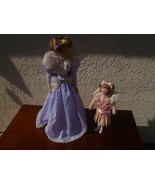 Franklin Heirloom Porcelain Dolls Gibson Girls Promenade Mother &amp; Daught... - $47.50