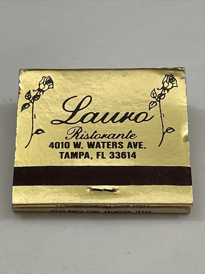Vintage Matchbook Cover  Launa  Ristorante  Tampa, Florida gmg unstruck - $12.38 Vintage Matchbook Cover  Launa  Ristorante  Tampa, Florida gmg unstruck - $12.38