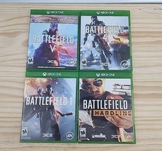Xbox One Bulk Lot Battlefield 1 4 V &amp; Hardline Xbox One 4 Games - £13.34 GBP