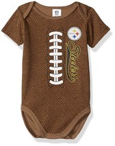 NFL Pittsburgh Steelers Bodysuit Football Print Size 18 Month Youth Gerber - £11.71 GBP