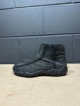 TEVA Wmns Sz 9  Moccasin Ankle Boots Nubuck Leather Black Waterproof 6852 - £27.94 GBP