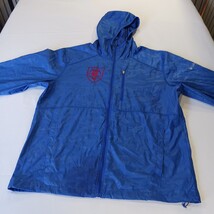 Columbia C2113MO Women's Blue Camo Flash Forward Windbreaker Hoodie Jacket Sz M image 15