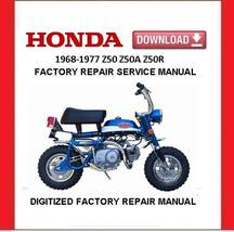 1968-1981 HONDA Z50 / Z50A / Z50R Factory Service Repair Manual - $20.00