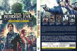 DVD ANIME~Resident Evil: Infinite Darkness (1-4 finali + 4 film) voce... - £11.98 GBP