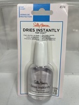 Sally Hansen Dries Instantly Nail Top Coat Liquid Clear 0.45oz COMBINE S... - £4.13 GBP