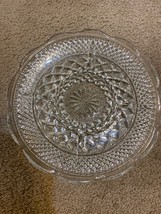 Anchor Hocking Wexford Clear Scalloped 5 Section Divided Relish Platter - $12.19