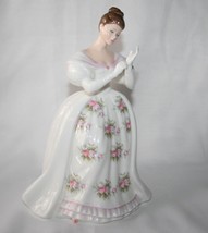 Royal Doulton England Bone China Summer Rose HN3309 Lady Figurine - £53.25 GBP