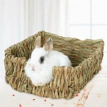 Hand-Woven Grass Hideaway: Natural Nest for Rabbits and Guinea Pigs - £10.35 GBP