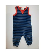 First Impressions Baby 18M Navy Sea Blue Striped Pocket Snaps Tank Rompe... - $240.05 MXN
