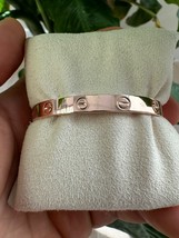 CARTIER LOVE 18K ROSE GOLD BRACELET SIZE 16 W/BOX &amp; CERT- B4000 - $5,175.00