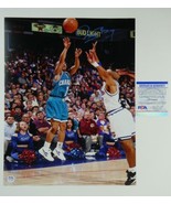 Muggsy Bogues Signed 11x14 Photo Charlotte Hornets Basketball PSA DNA COA - $64.34