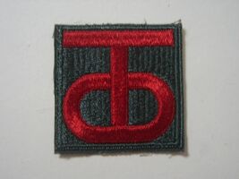 90th INFANTRY DIVISION PATCH FULL COLOR PRE-1955 ISSUE :KY21-1 - $3.84