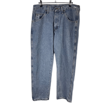 Wrangler Straight Jeans 33x30 Men’s Dark Wash Pre-Owned [#3368] - £15.98 GBP