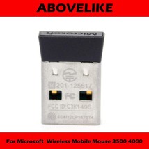 USB Dongle Receiver 1496 BK for Microsoft Wireless Mobile Mouse 3500 4000 - £4.60 GBP