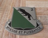 Huge US Army 2nd Battalion 69th Armor Regiment Challenge Coin #8 - $65.33