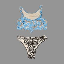 Zebra Design 2-piece Bikini Swimsuit Set - $12.00