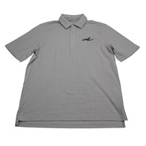 Vineyard Vines Jim Nantz Polo Shirt Mens M Blue Checked Golf Tennis Perf... - $22.65