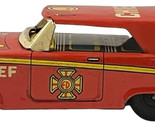 Custom [made] Toy Cars Ford galaxie fire chief friction tin car by m 291362 - £20.08 GBP