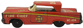 Custom [made] Toy Cars Ford galaxie fire chief friction tin car by m 291362 - £19.97 GBP