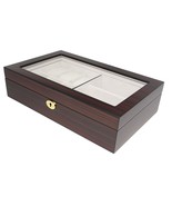 Decorebay seal brown sunglasses and jewelry Box Storage Organizer Men&#39;s ... - £55.03 GBP