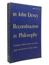 John Dewey Reconstruction In Philosophy Enlarged Edition - £38.23 GBP