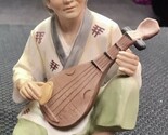 Very Cool Vintage Asian Figurine Musician Homco 1436 Signed - €12,81 EUR