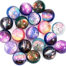 20Pcs Bouncy Balls, 32Mm Space Theme Bouncy Balls For Kids Party Favor - £15.97 GBP