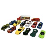 Vintage Hot Wheels Lot of 14 Semi Nascar Corvette Civic Fire Truck Synkr... - $325.57 MXN