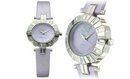 NEW Blumarine BM.3151 Women&#39;s Mother Of Pearl Watch Purple Swarovski Leather - £21.88 GBP