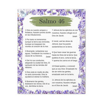 Salmo 46 Impresion De Arte Crist en la Pared Lista Para Colgar in Spanish Ready - £60.73 GBP+