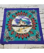 Vintage Bandana Southwest Handkerchief Desert Eagle Dreamcatcher Western... - $19.79