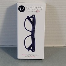 Peepers Blue Light Glasses 0.00 Kids Blue Replacement Frames Practice Read! - £9.05 GBP
